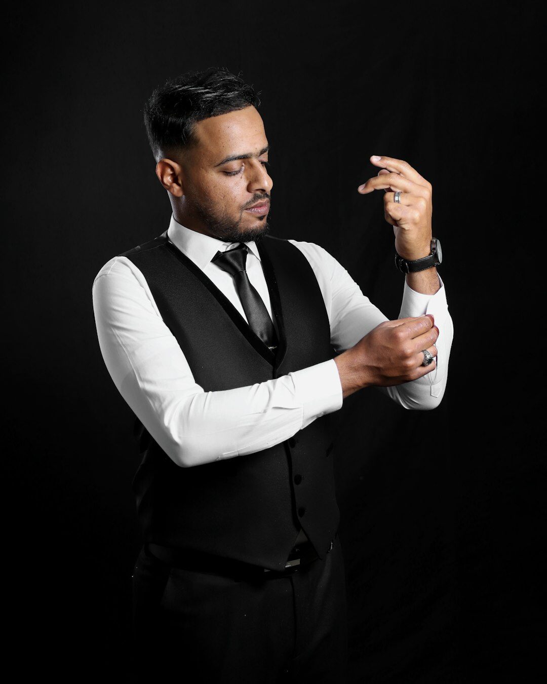 Studio portrait of a professional man in business attire
