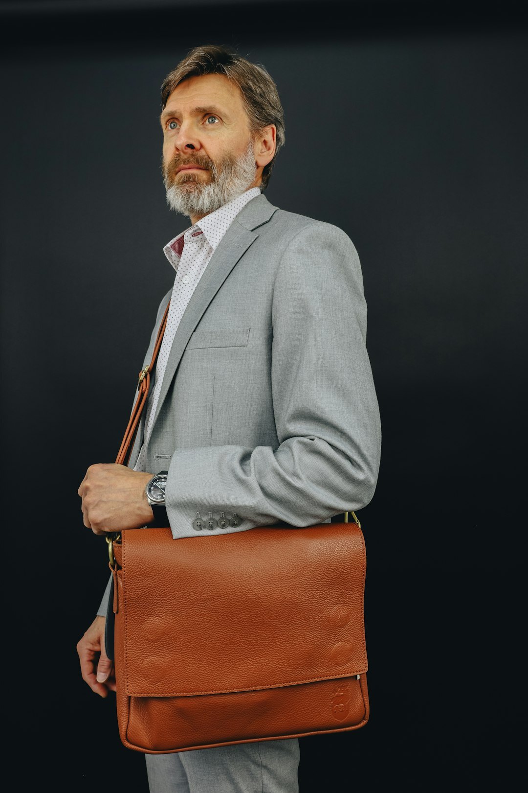 Studio portrait of a mature businessman