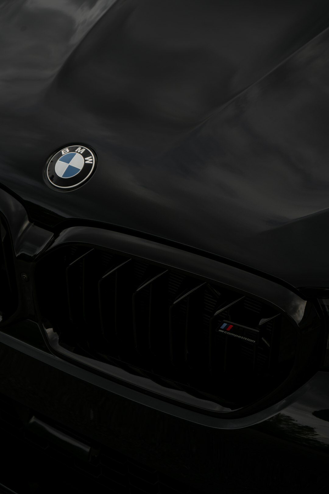 Black premium coupe with sport grille