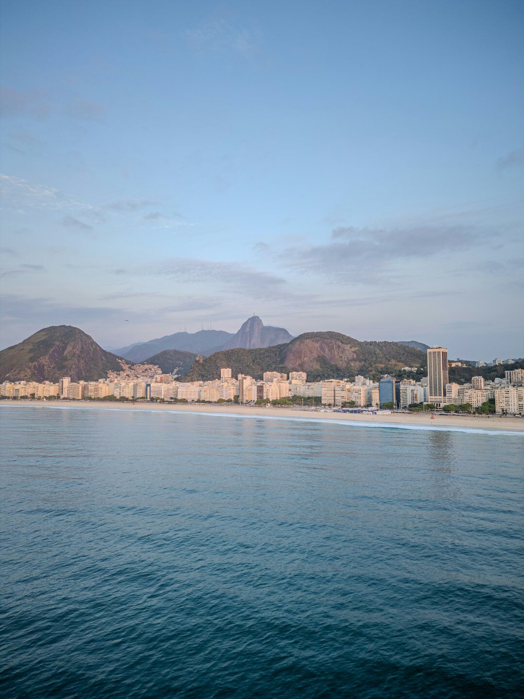 Rio de Janeiro coastline with mountains