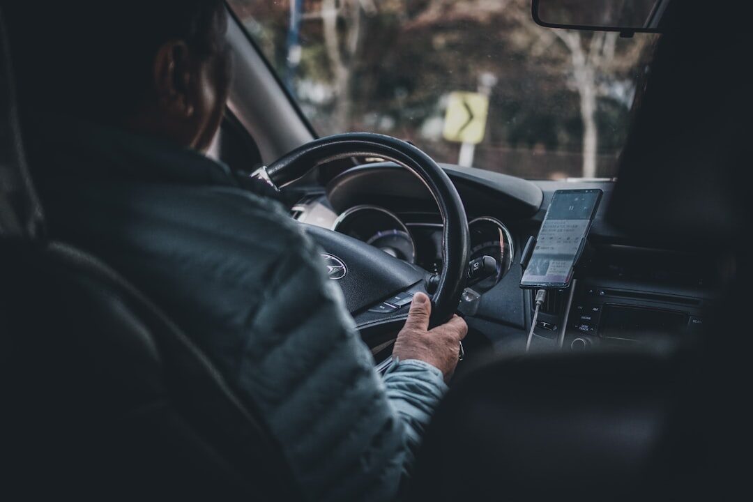 car buyer using tablet