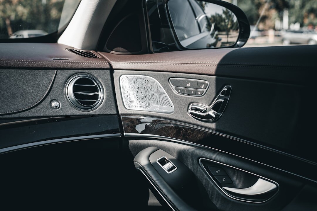 luxury sedan interior