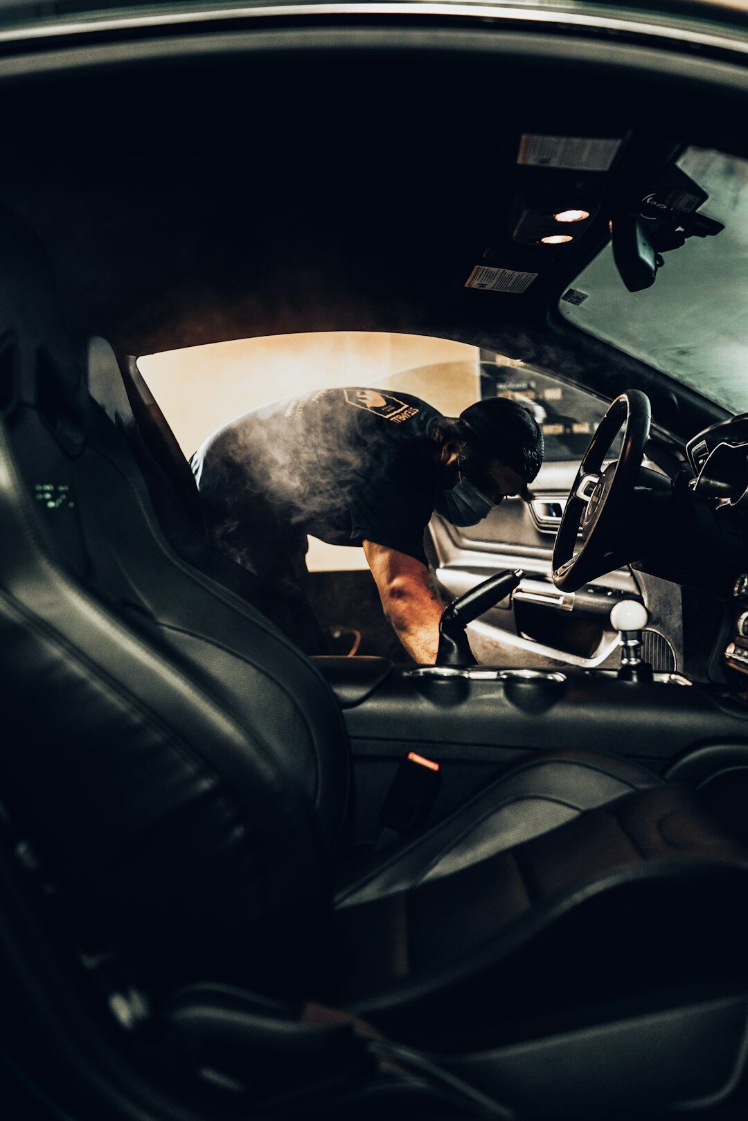 car mechanic working